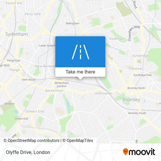 Olyffe Drive map