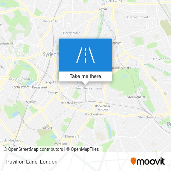 Pavilion Lane map