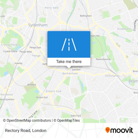 Rectory Road map