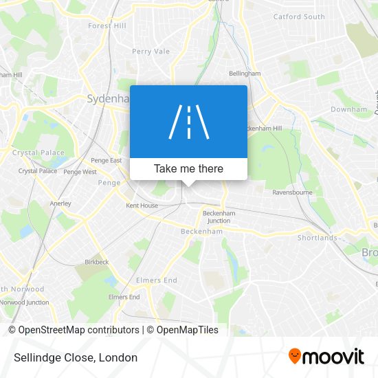 Sellindge Close map