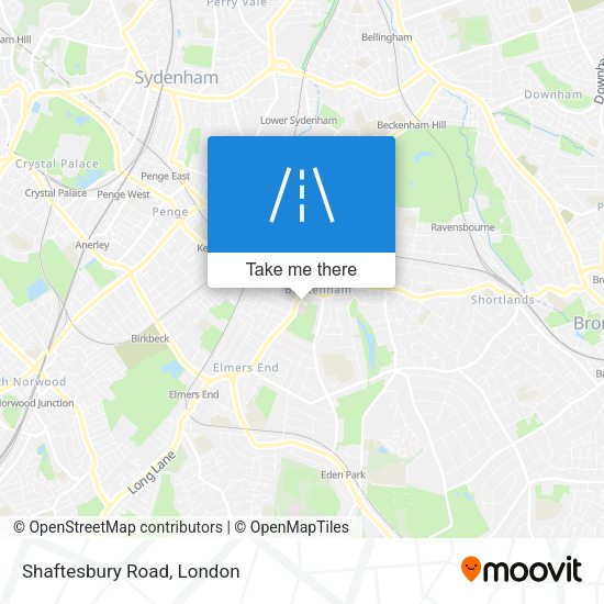 Shaftesbury Road map