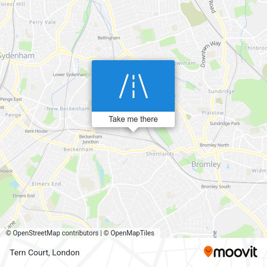 Tern Court map