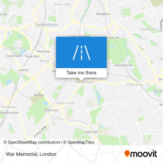 War Memorial map