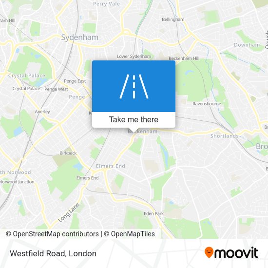 Westfield Road map