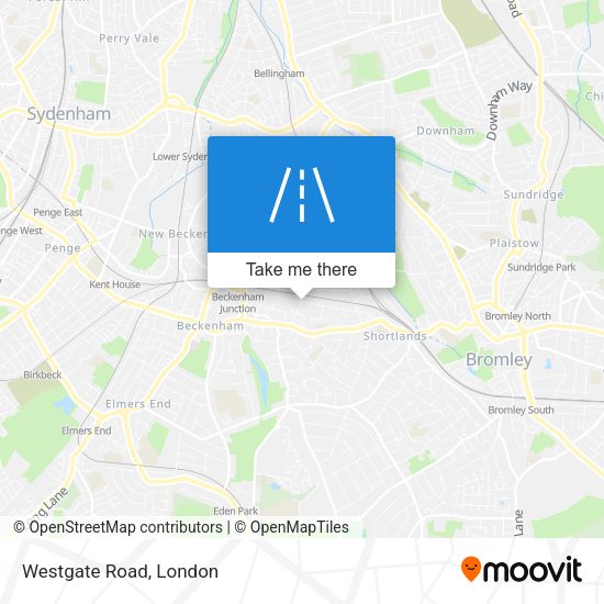 Westgate Road map