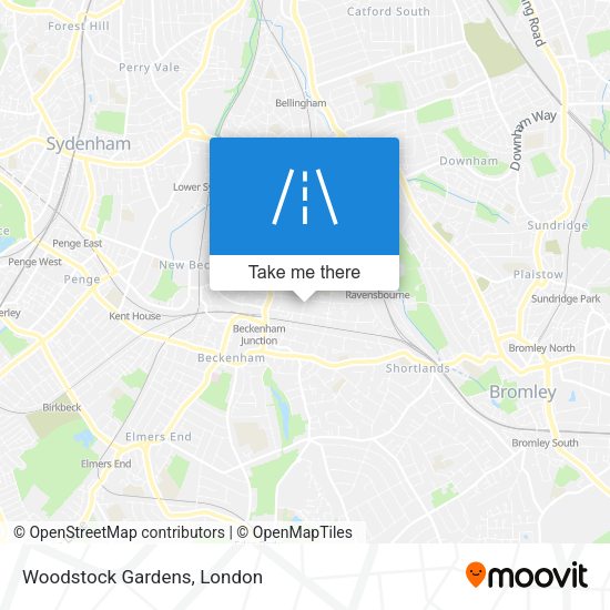 Woodstock Gardens map