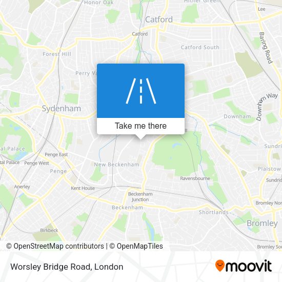 Worsley Bridge Road map