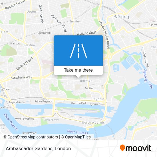 Ambassador Gardens map