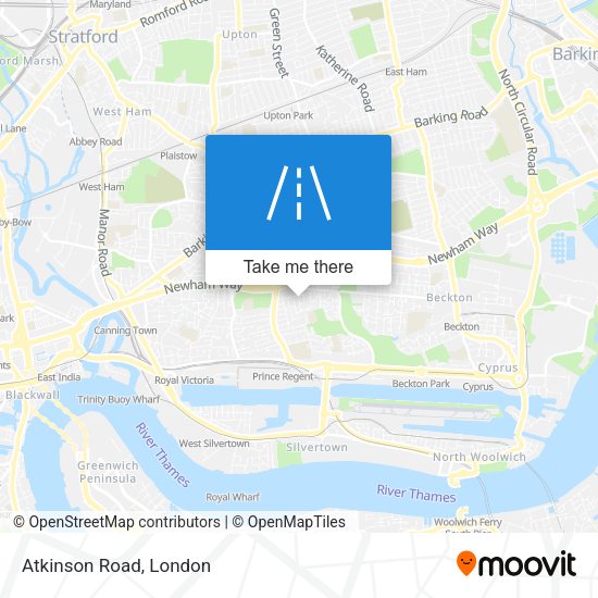 Atkinson Road map