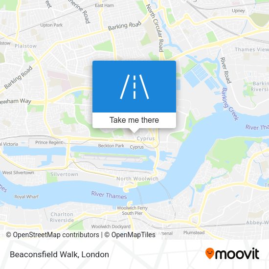 Beaconsfield Walk map