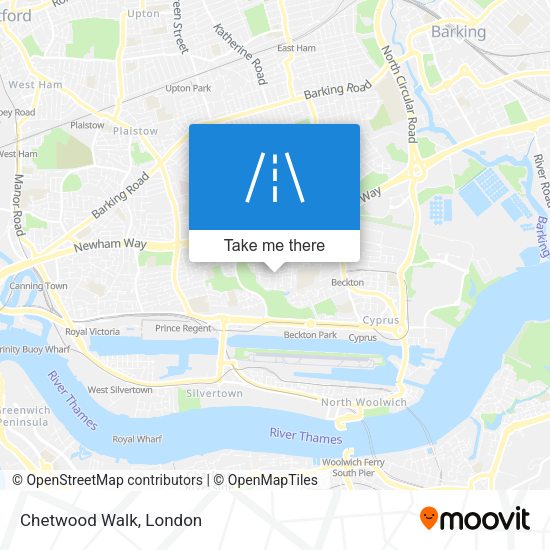 Chetwood Walk map