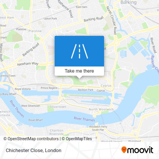 Chichester Close map