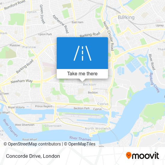 Concorde Drive map