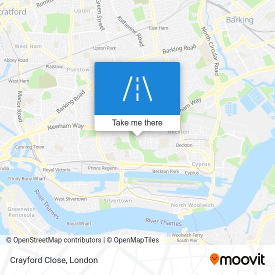 Crayford Close map