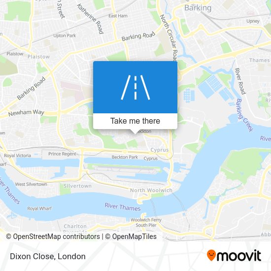 Dixon Close map