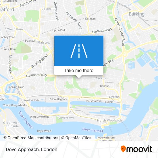 Dove Approach map