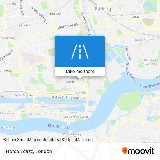 Horse Leaze map
