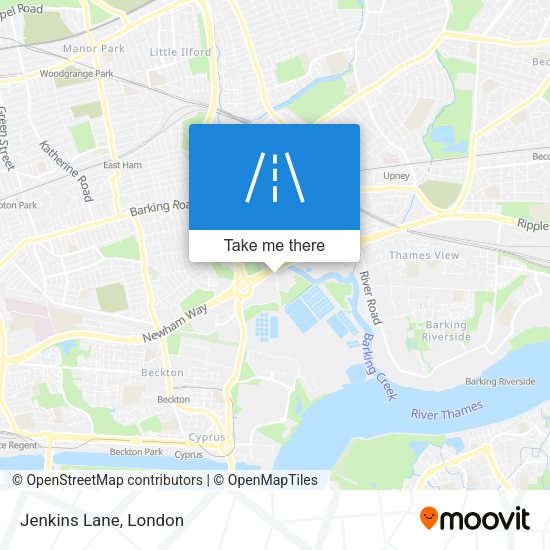 Jenkins Lane map