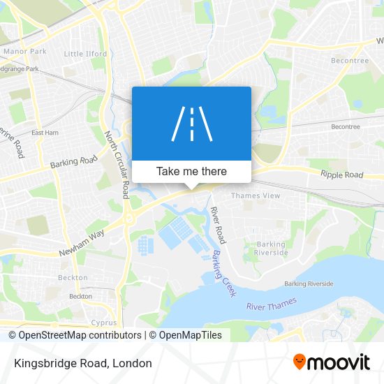 Kingsbridge Road map