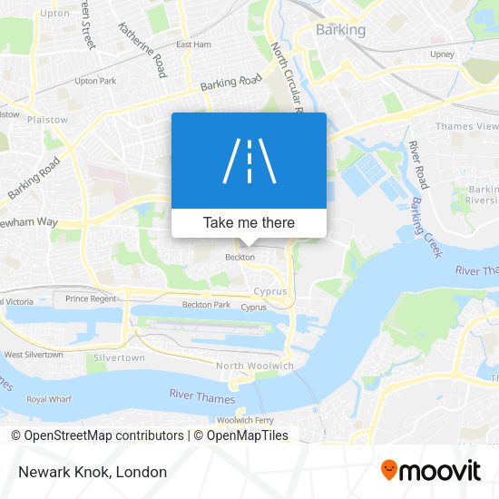 Newark Knok map
