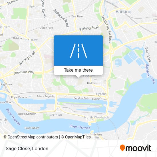 Sage Close map