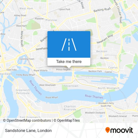 Sandstone Lane map
