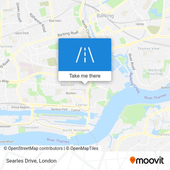 Searles Drive map