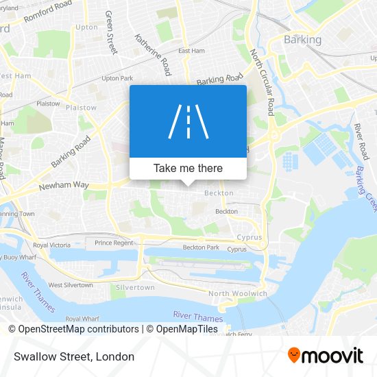 Swallow Street map