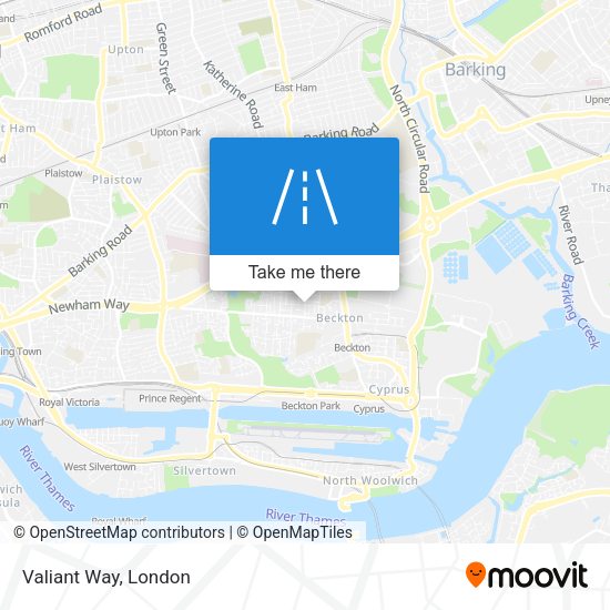 Valiant Way map