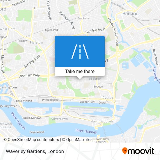Waverley Gardens map