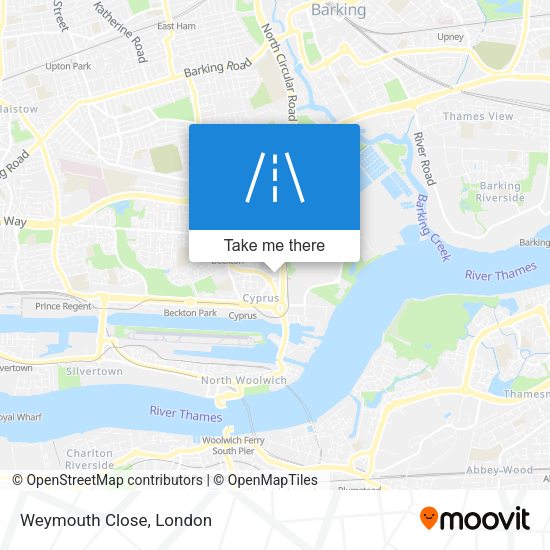 Weymouth Close map