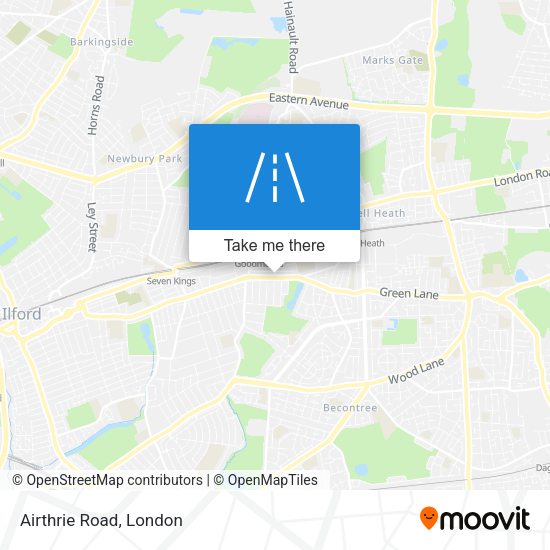 Airthrie Road map