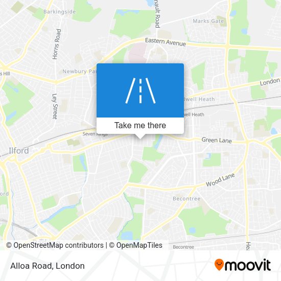 Alloa Road map
