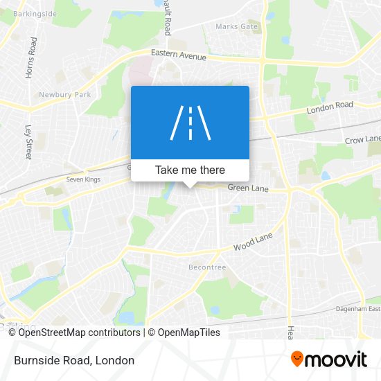 Burnside Road map