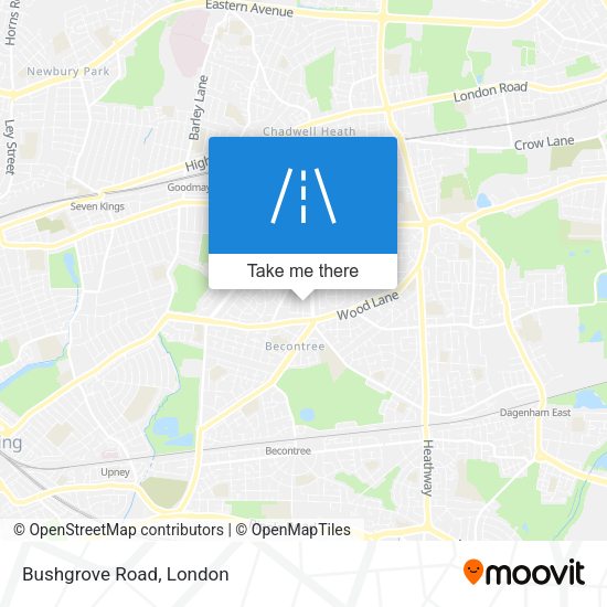 Bushgrove Road map