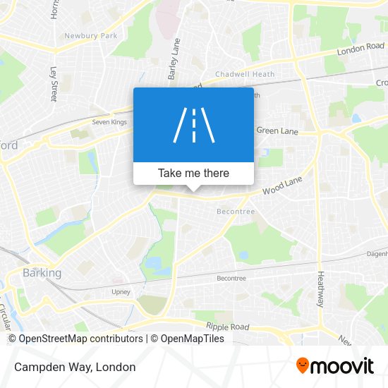 Campden Way map