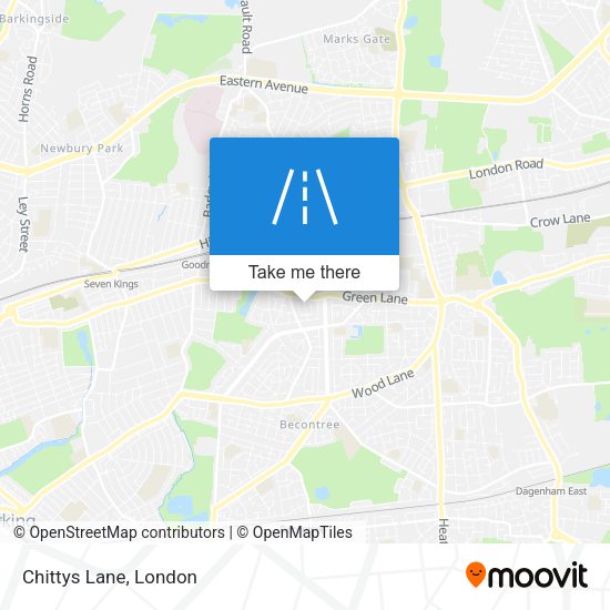 Chittys Lane map