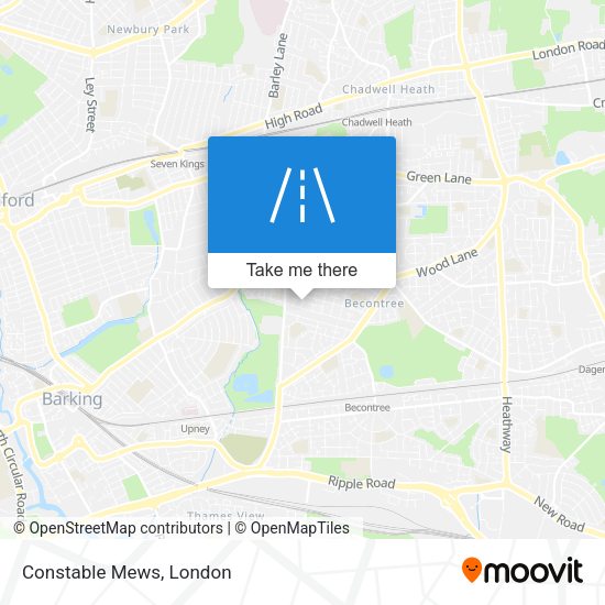 Constable Mews map