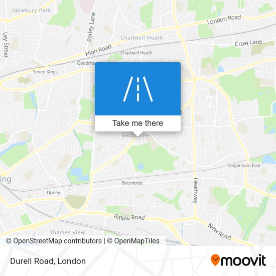 Durell Road map