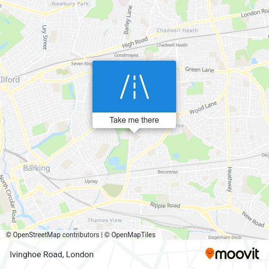 Ivinghoe Road map