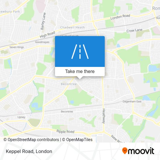 Keppel Road map