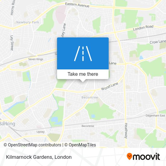 Kilmarnock Gardens map