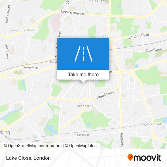 Lake Close map