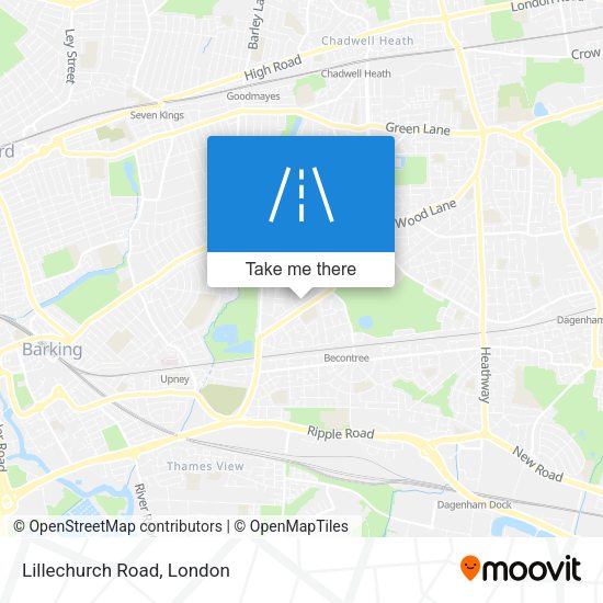 Lillechurch Road map
