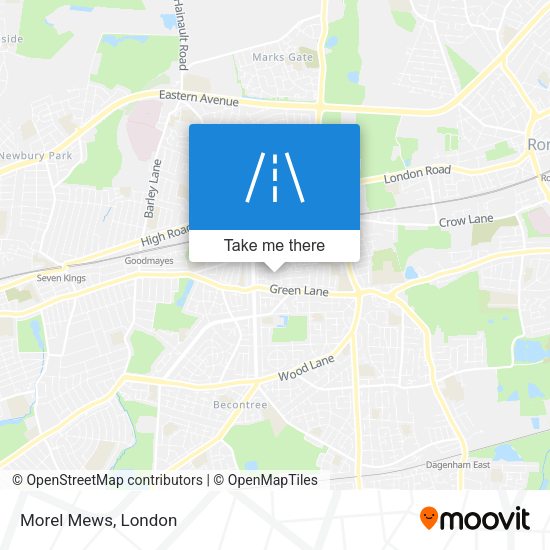 Morel Mews map