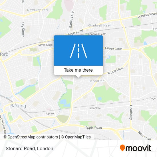 Stonard Road map