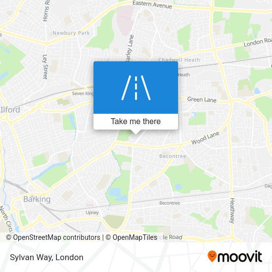 Sylvan Way map