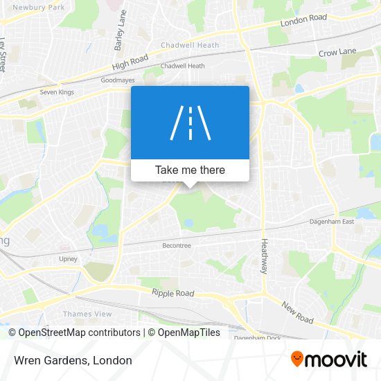 Wren Gardens map