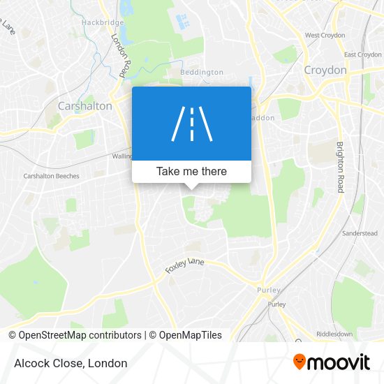 Alcock Close map