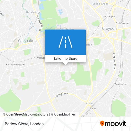 Barlow Close map